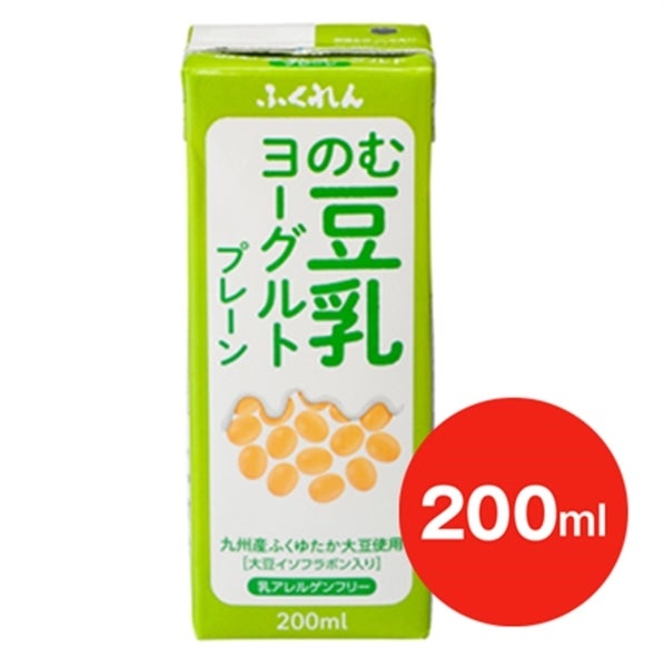 のむ豆乳ヨーグルト プレーン(200ml×1本): 博多うまかショップ|【ＪＡタウン】産地直送 通販 お取り寄せ