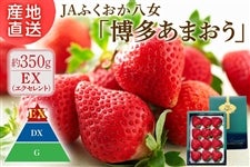 ◎JAふくおか八女 『博多あまおう』EX(エクセレント) 約350g
