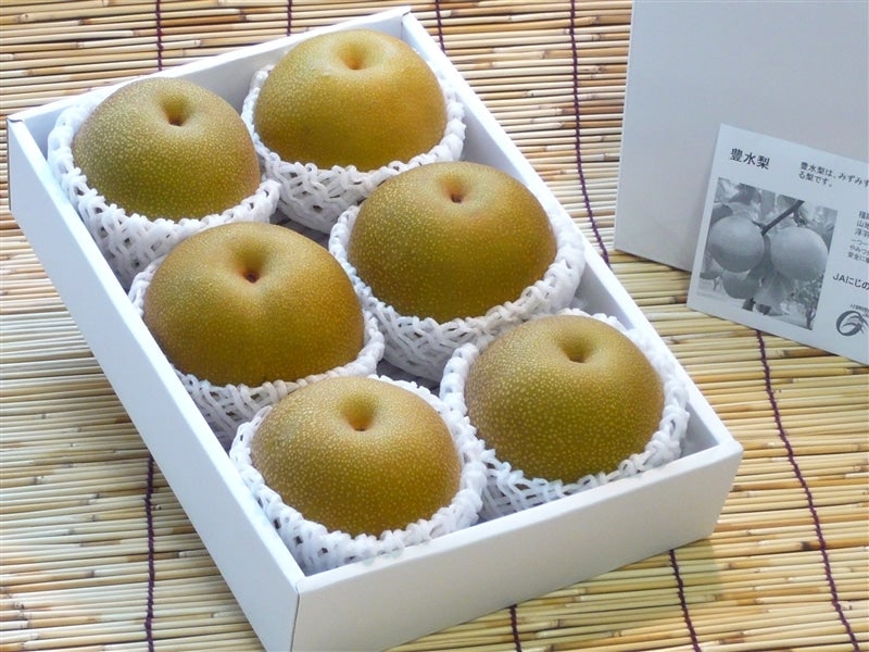 夏の贈り物】『にじの豊水梨』秀品3L6玉(8/20頃～9/初旬) 令和6年産