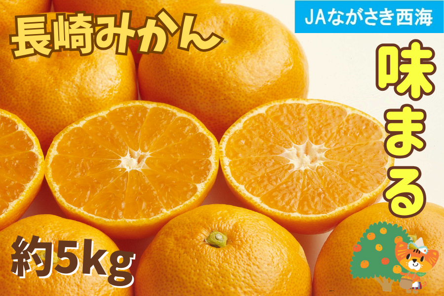 《NBC視聴者プレゼント》長崎みかん『味まる 約5kg』(JAながさき西海)