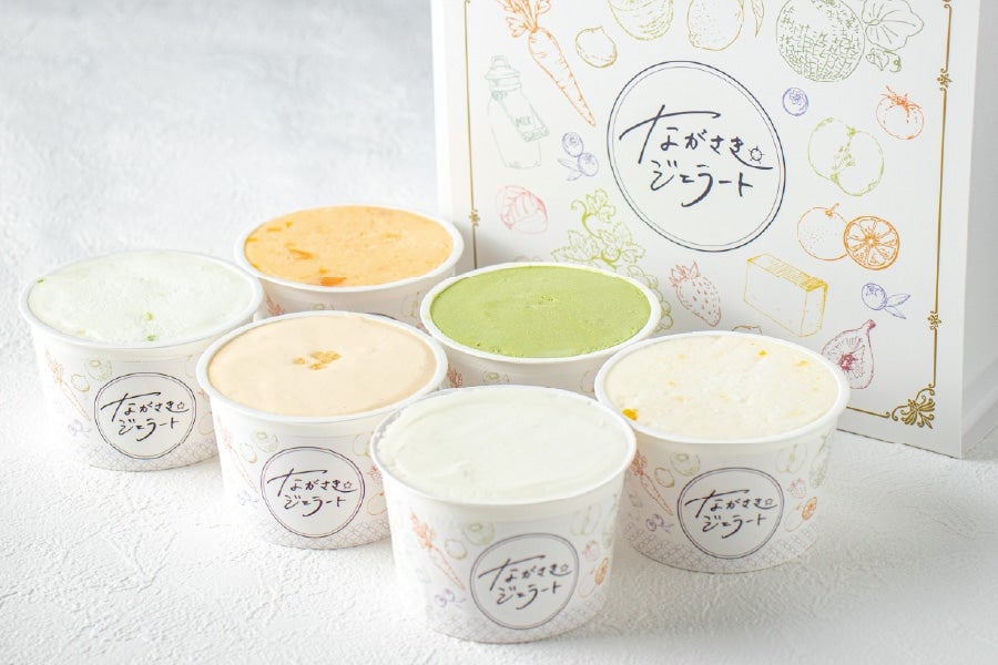 ながさきジェラート 定番の味わい6個セット