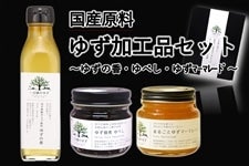 国産ゆず加工品セット