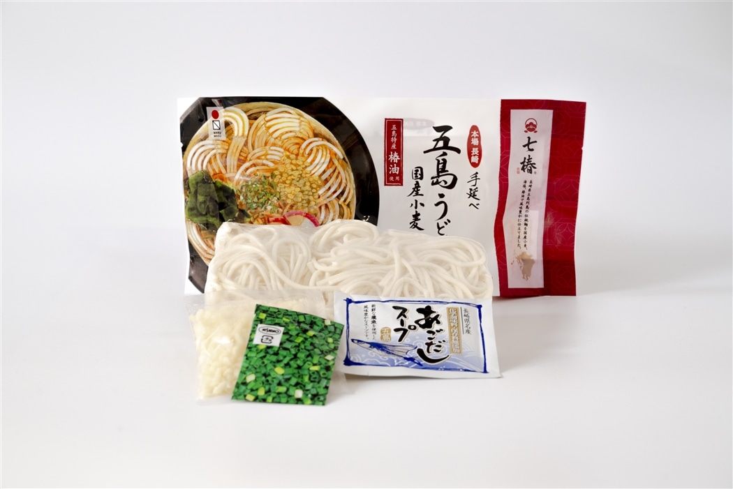 うどん 冷凍五島手延べうどん七椿6袋入: もぐもぐながさき|【JAタウン】産地