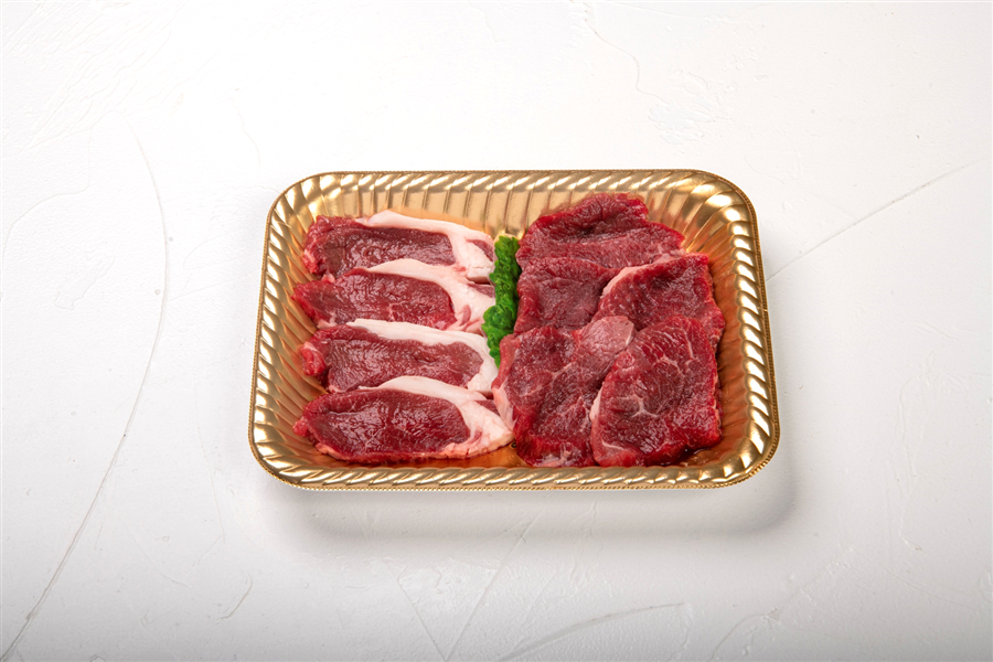 大分県産ラム肉 ステーキ盛り合せ&ラムチョップ3本: まるっと完