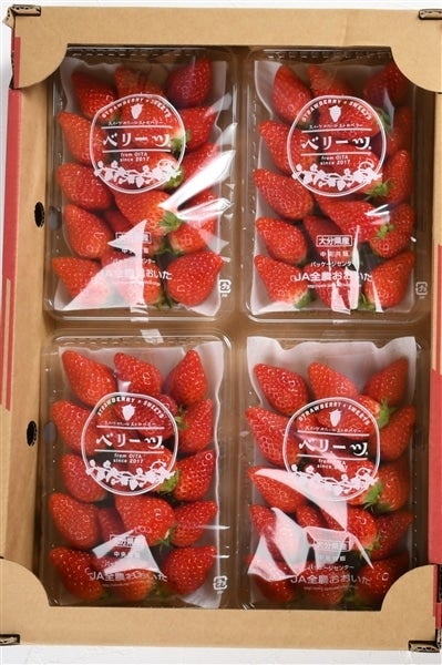 産地直送 通販 お取り寄せ【ベリーツ】大分県産いちご 約250ｇ×4パック: JA全農おおいた|ＪＡタウン