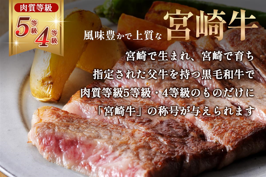 宮崎牛ロースステーキ 500g