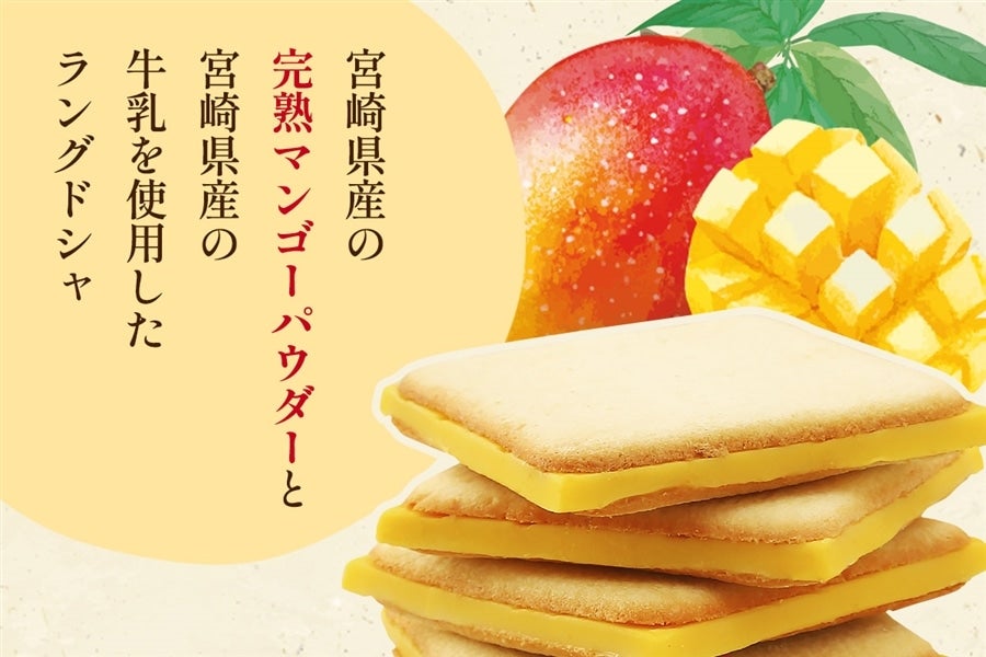 宮崎完熟マンゴーラングドシャ 8袋入×42箱