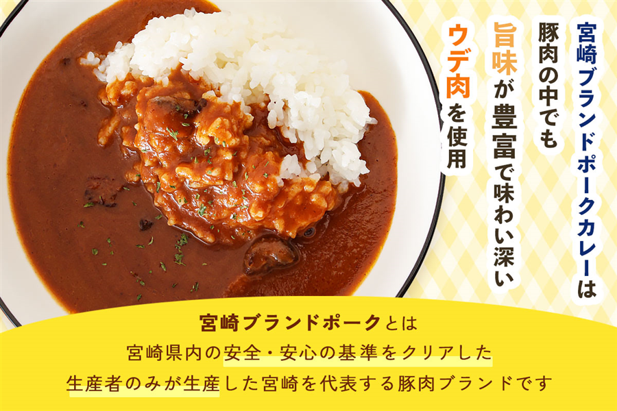 お中元】宮崎ブランドポークカレー 6個セット【ギフト箱入】: JA