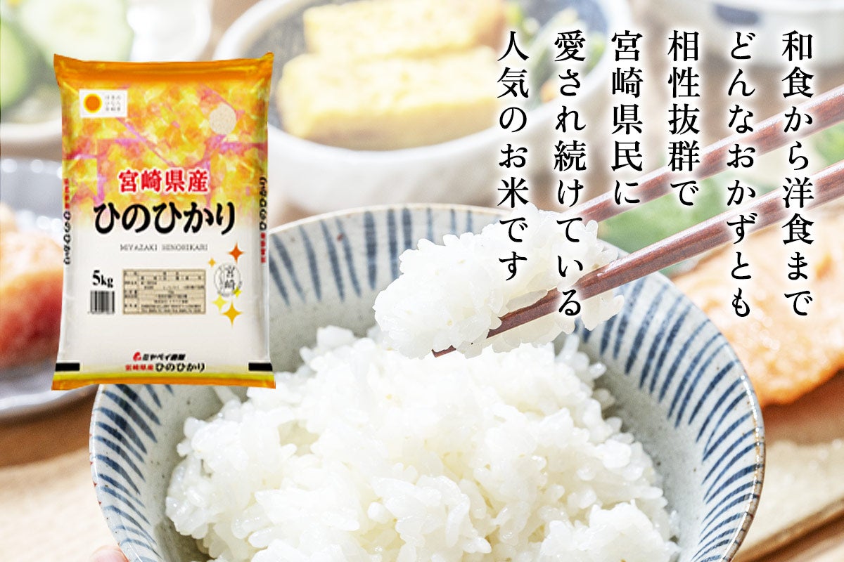 【令和6年産】宮崎県産 ひのひかり 5kg×2