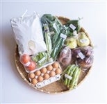 たべとうみん旬菜ボックスCセット（季節の野菜、卵10個、お米５kg）