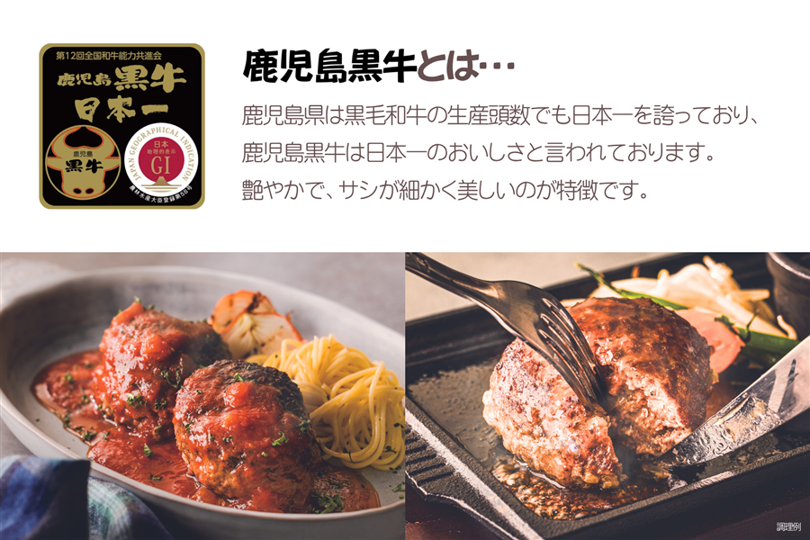 お歳暮】鹿児島黒牛生ハンバーグ6個セット: お肉の宅配 肉市場|【JA