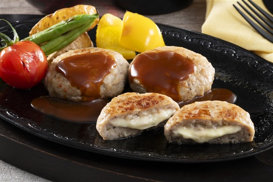 とろけるしあわせ!4種チーズの北海道ハンバーグ 40g×6個/パック×10パック入り