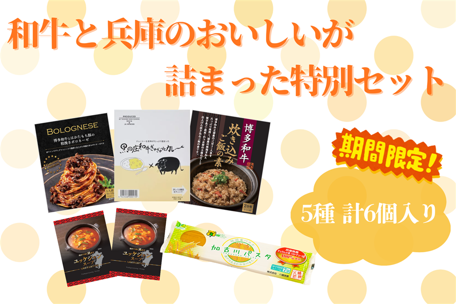 【11/28出荷】和牛と兵庫のおいしいが詰まった特別セット
