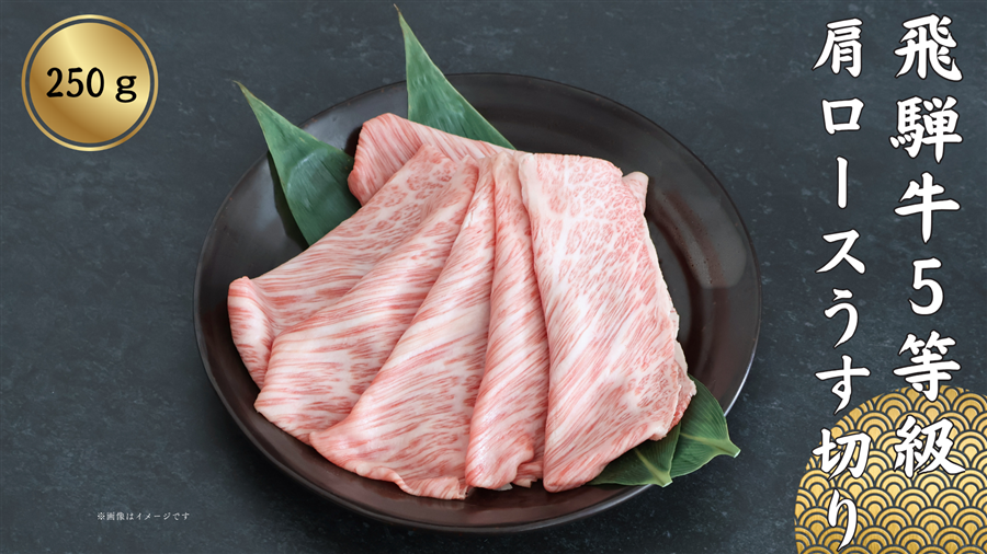 肉市場13周年祭【飛騨牛5等級】うす切りセット(冷凍)