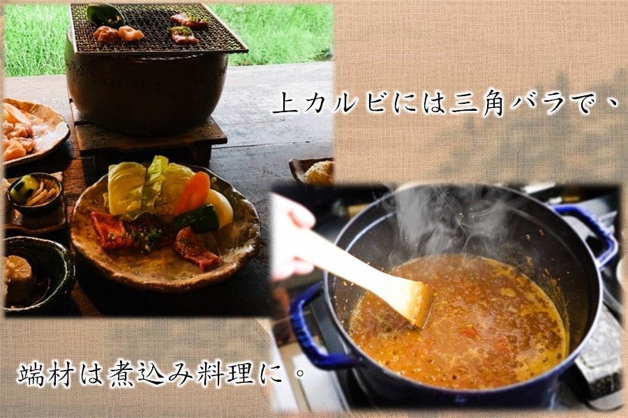 【業務用】最高級ランク5等級(BMS12)　宮崎牛三角バラ食べつくしセット