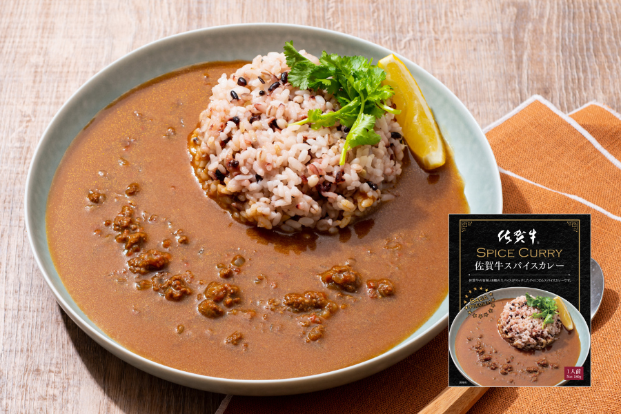 九州銘柄和牛のレトルトカレーとパックごはんセット【送料込み】: お肉