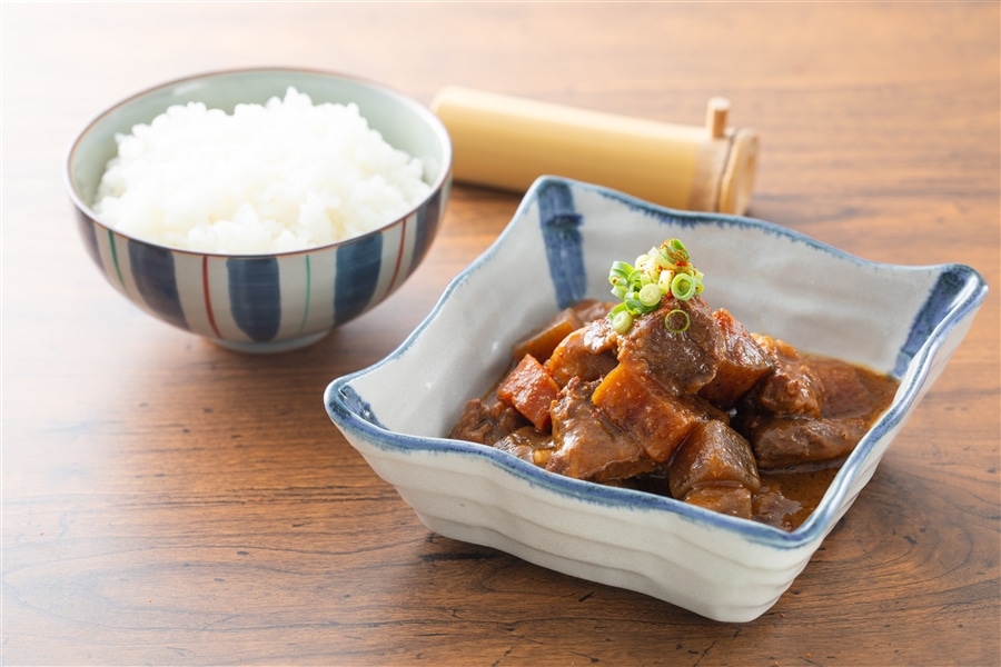 吉田ハム 飛騨牛すじ煮込み 味噌味: お肉の宅配 肉市場|【JAタウン