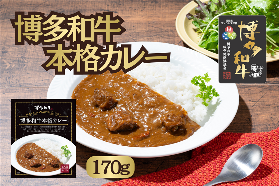 【送料込み】博多和牛本格カレー170g×5個セット