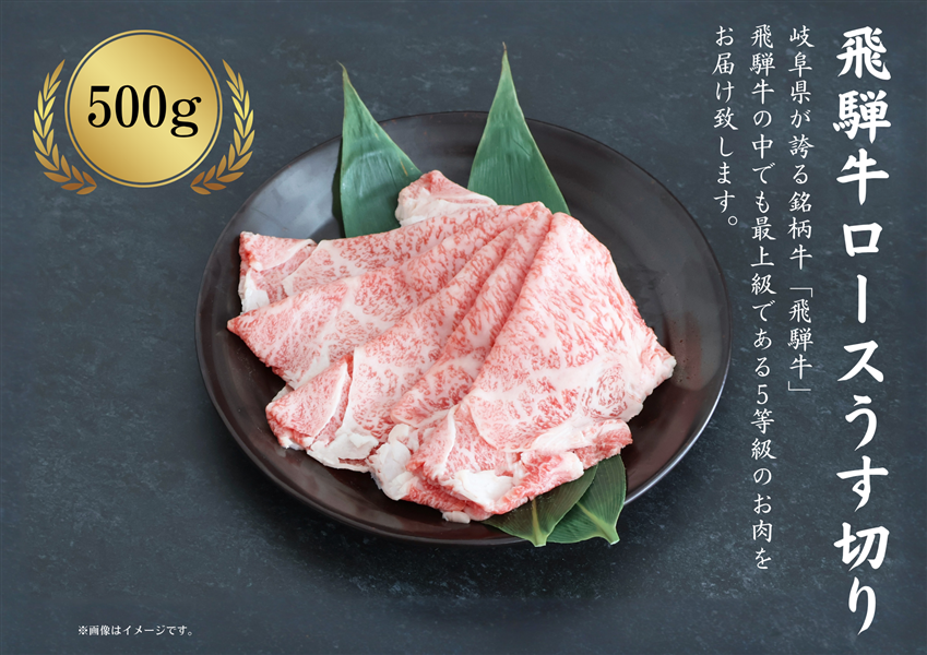 【化粧箱入り】飛騨牛ロースうす切り500g(250g×2)