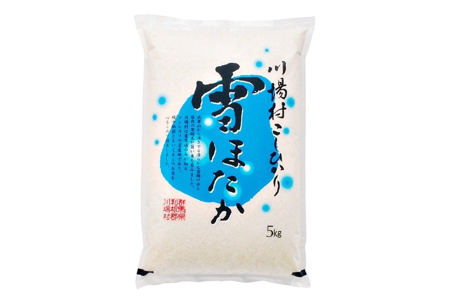 ＵＭＡＩＺＯマーケット|【ＪＡタウン】産地直送　通販　白米５ｋｇ:　新米】川場村こしひかり雪ほたか　お取り寄せ