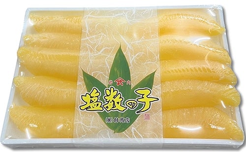 原料はニシンの卵と塩だけ。シンプルだからこそ素材の味が引き立ちます。