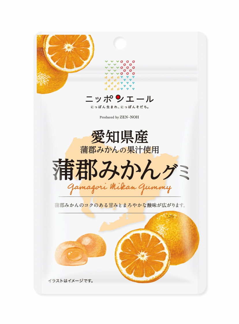 ニッポンエールグミ愛知県産蒲郡みかん