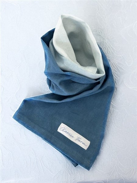 藍染デイリークロス(手ぬぐい)根本凪のノウフク連携中コラボ 3枚(送料込みの価格です)