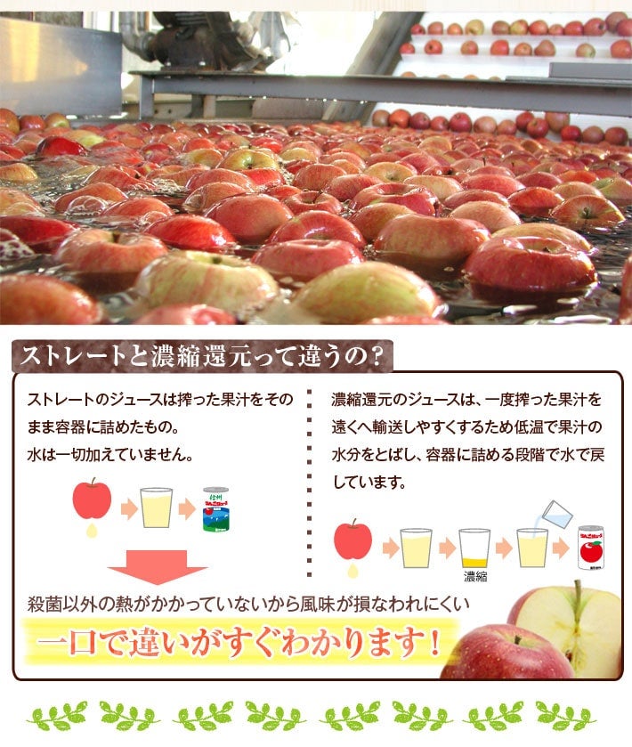 産地直送 通販 お取り寄せ長野興農 信州まるごとりんごジュース (160g×30本)×2箱: 全農長野 僕らはおいしい応援団|ＪＡタウン