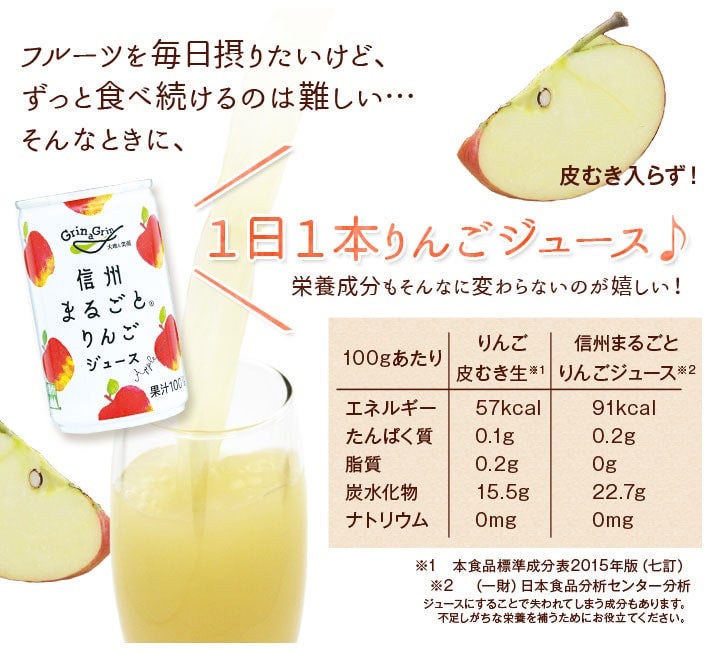 産地直送 通販 お取り寄せ長野興農 信州まるごとりんごジュース (160g×30本)×2箱: 全農長野 僕らはおいしい応援団|ＪＡタウン